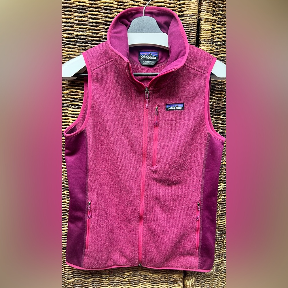 Patagonia - Magenta Fleece Vest,‎ Women’s - Size: Medium